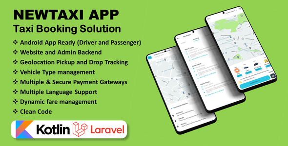 NewTaxi App – Online Taxi Booking App With Admin Panel