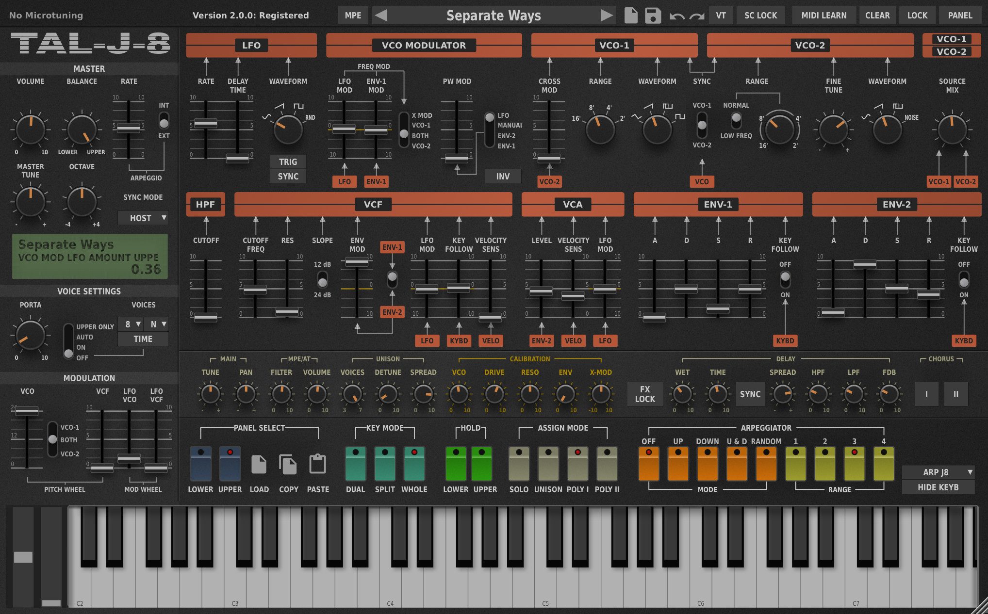 TAL-J-8 Synthesiser For Mac